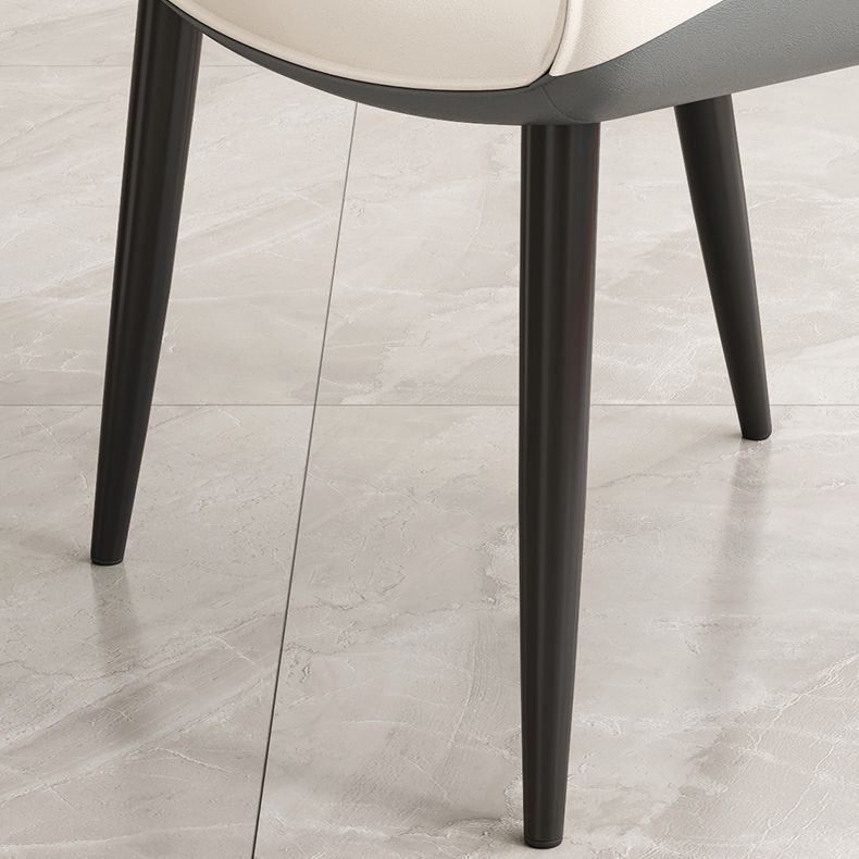 Glam Style Parsons Back Upholstered 4 Legs Home Use Dining Side Chair
