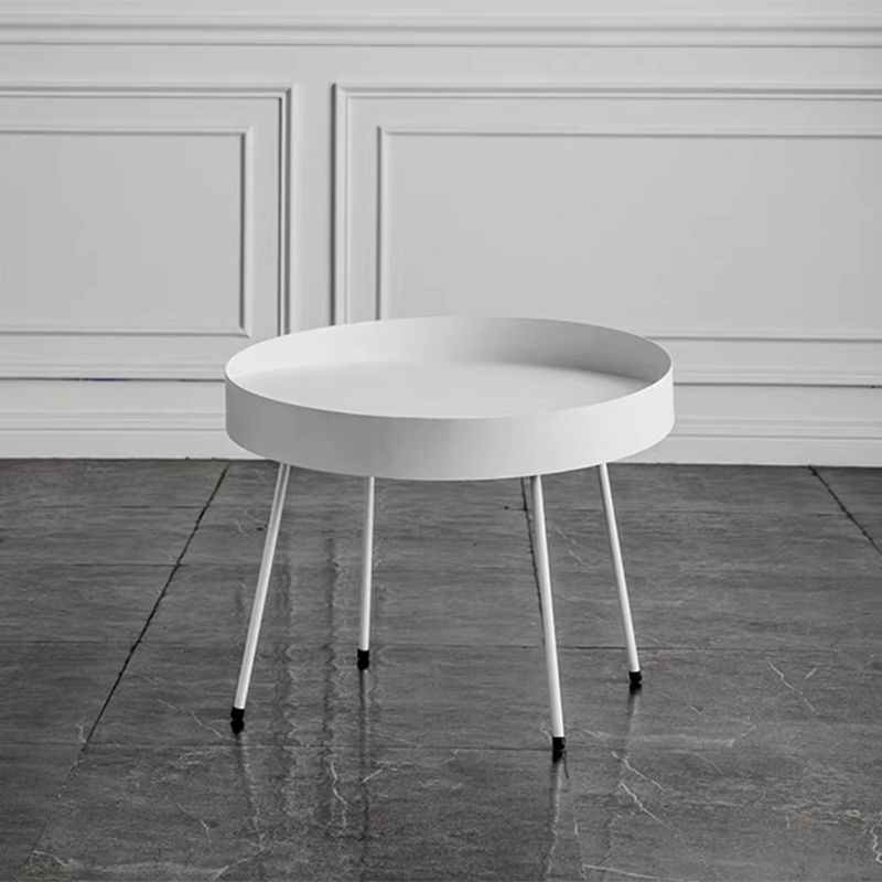 Dia 15.75"/23.62"/31.5" Iron Cocktail Table 4 Legs Coffee Table