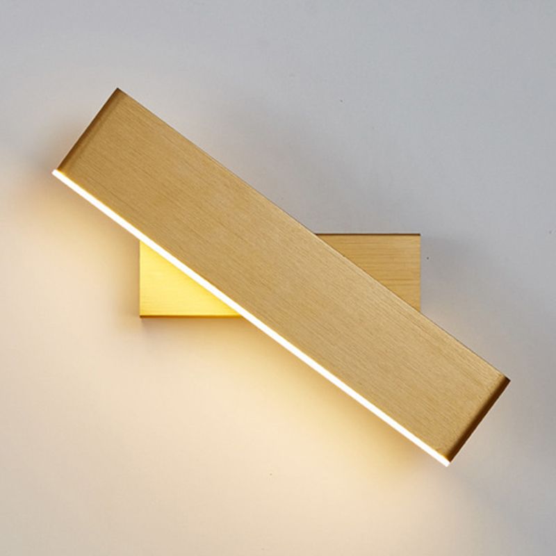 Modern Wall Mount Light 1-Light LED Rotatable Wall Light with Acrylic Shade for Bedside