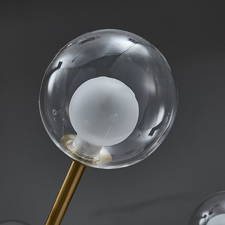 Modern Hanging Chandelier Lamp Global Glass Suspension Chandelier Pendant Light