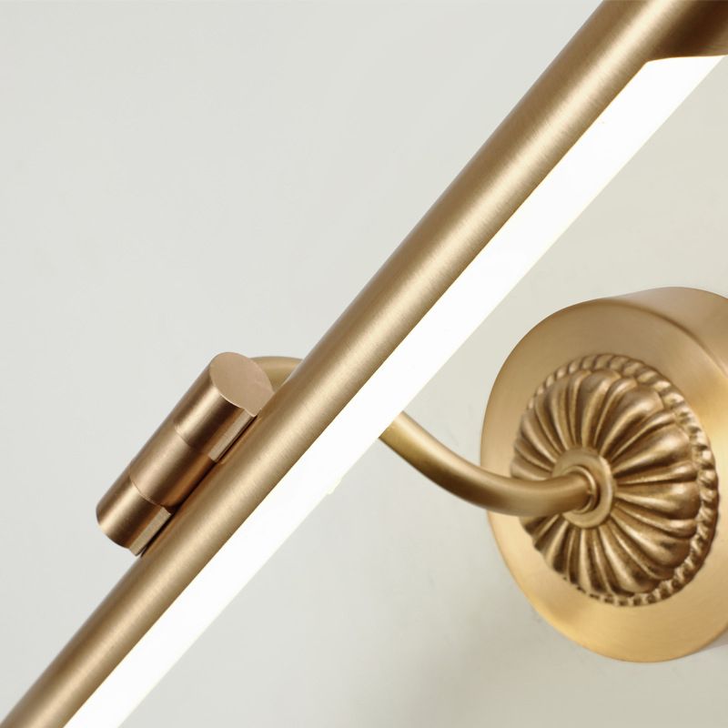 Luci a specchio vanità tradizionali Acrilico Acrilico Acrifide per il bagno