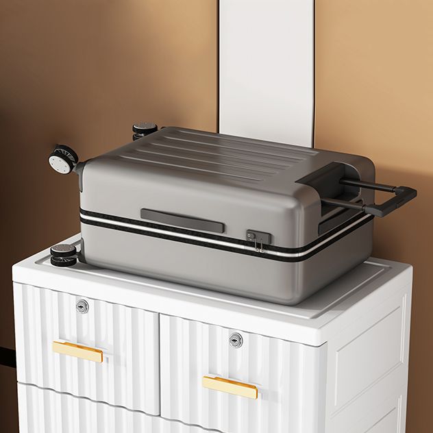 6-drawer Modern Plastic Storage Cabinet Non-Hanging Wardrobe Armoire