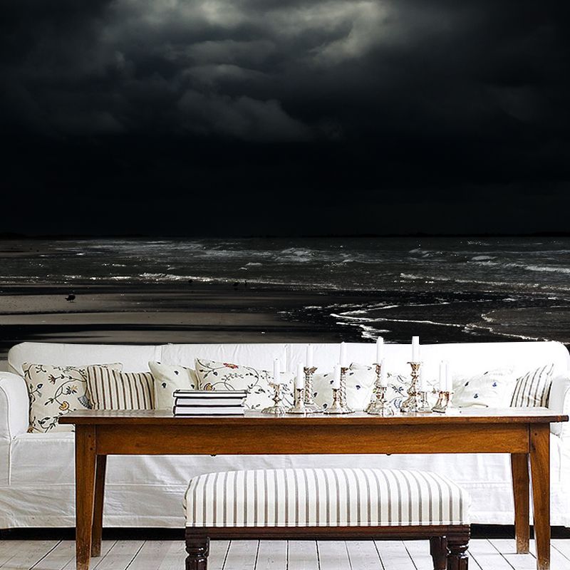 Beautiful Photography Mural Wallpaper Sea Scenery Environment Friendly Indoor Wall Mural