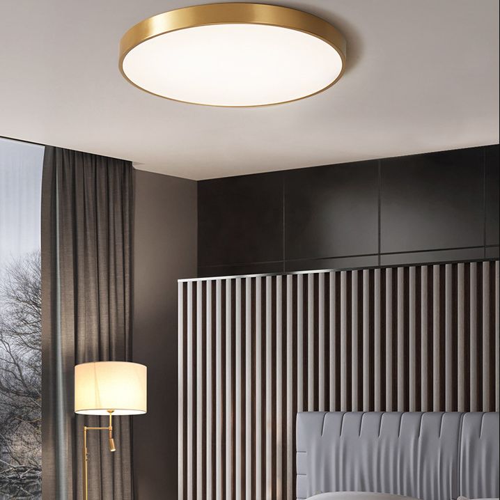 Circular Led Flush Mount Ceiling Light Fixtures Modern Acrylic Flush Mount