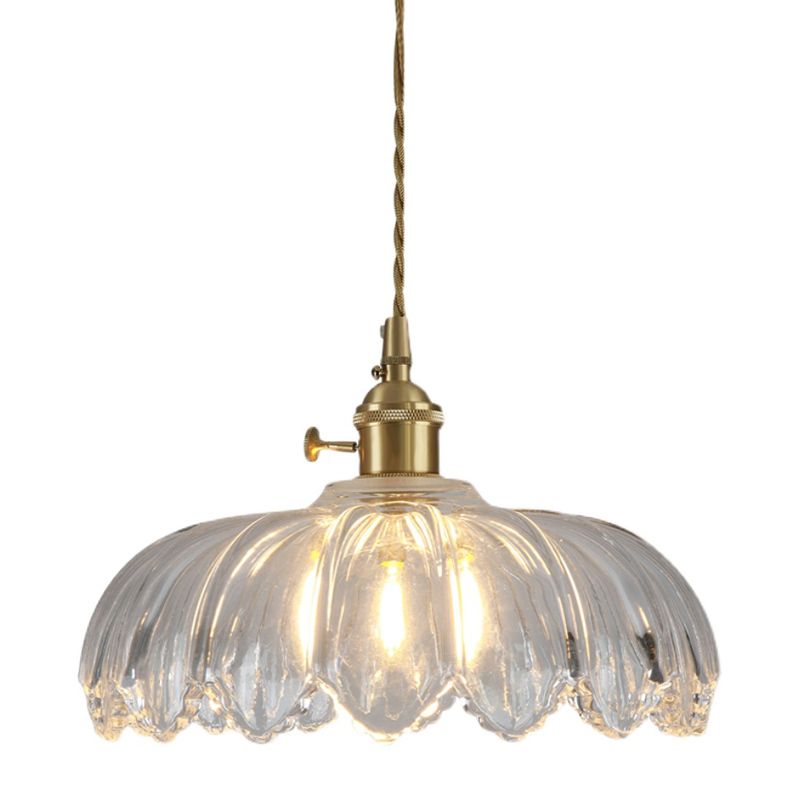 Modern Style Simple Glass Hanging Light Creative Pendant Lighting Fixture