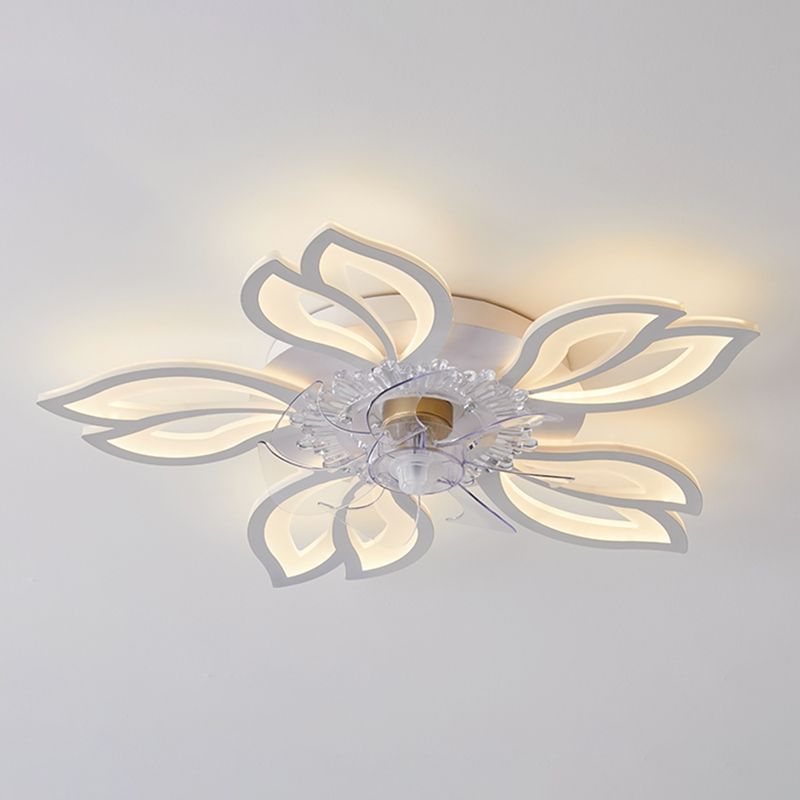 Lampada a ventola del soffitto in metallo Nordico Light Aitura del soffitto con lama a ventola ABS