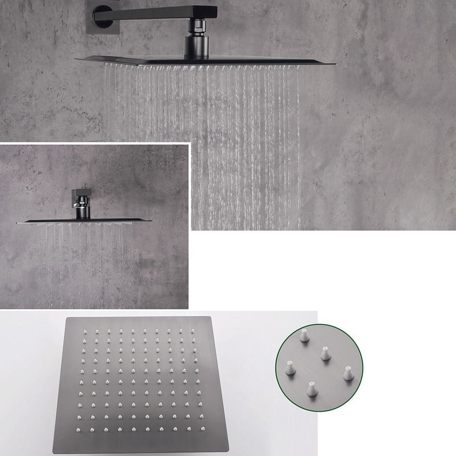 Modern Shower System Brass Adjustable Shower Head Temperature Control Shower Faucet
