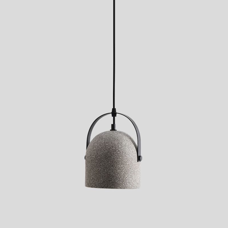 Geometrical Restaurant Ceiling Light Cement Single Simplicity Hanging Pendant Light