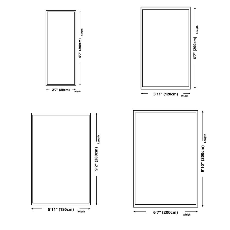 Light Gray Modern Carpet Blending Graphic Carpet Stain Resistant Carpet for Living Room