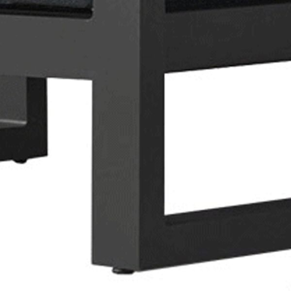 Metal Patio Sofa Water Resistant Outdoor Patio Sofa with Cushions