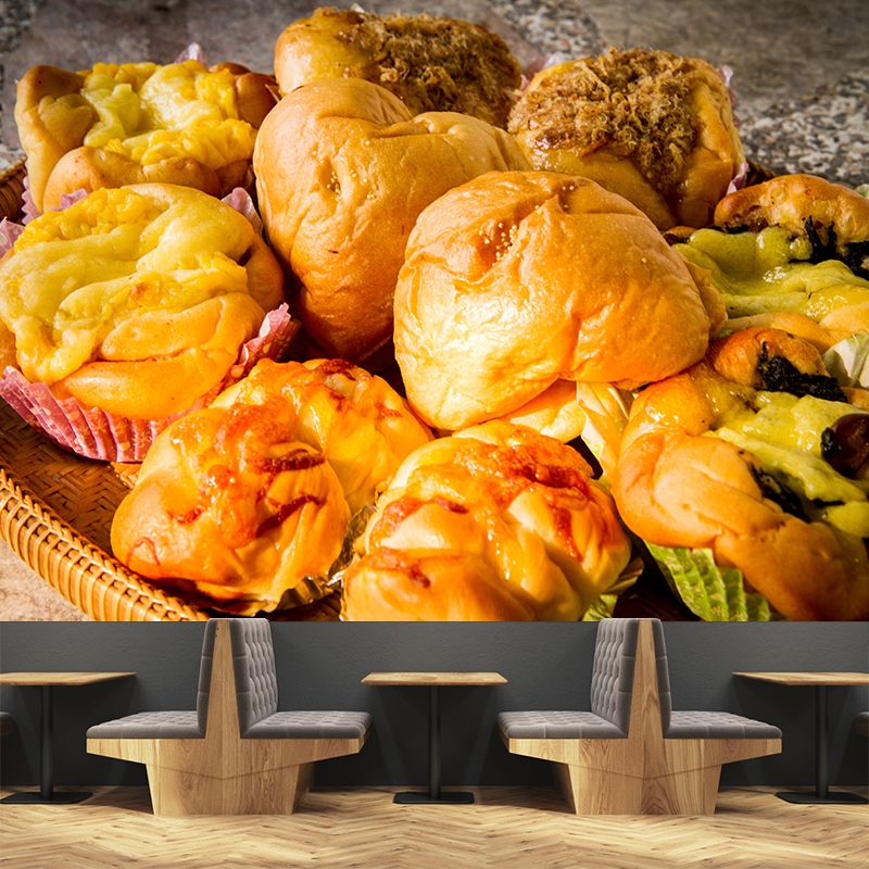 Sweet Dessert Mural Wallpaper Modern Decorative Restaurant, Custom Size Available