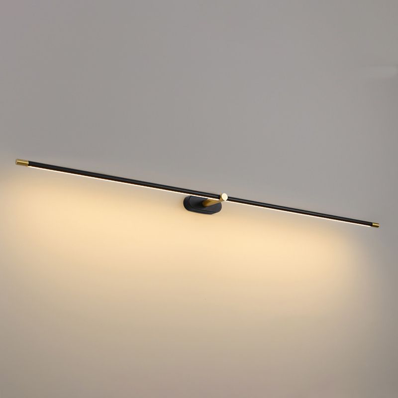 Moderne minimalistische LED -Wandleuchter Aluminium Lineare Wandlampe mit Acrylschatten