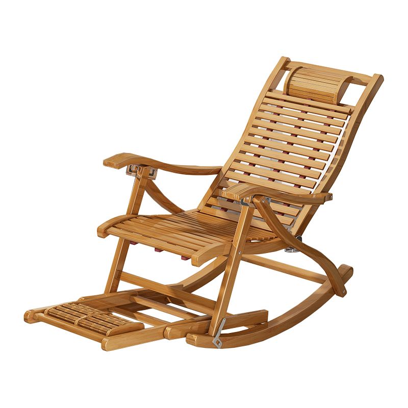Traditional Rocking Chair Solid Wood Plain Indoor Rocker Chair
