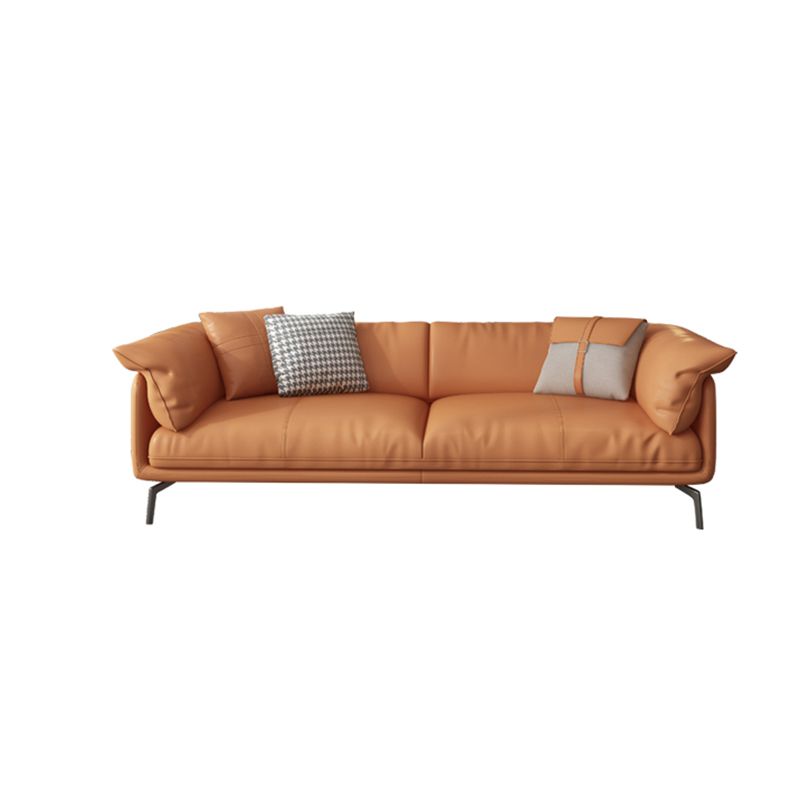 Pillow Arms Cushion Back Contemporary Stain-Resistant Storage Sofa