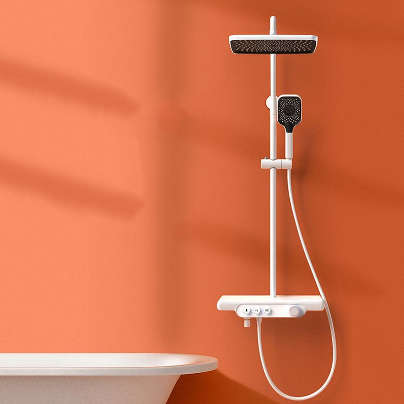 Modern Wall Mounted Adjustable Water Flow Shower Faucet Shower Hose Shower System