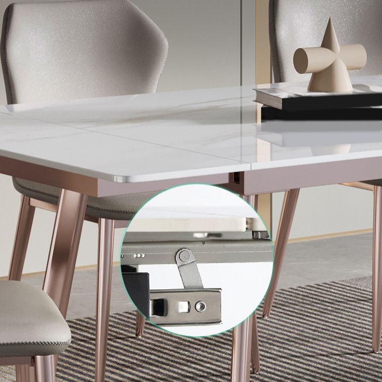 Nordic Glam Sintered Stone Dining Table Set 1/2/5/7 Pieces Dining Set