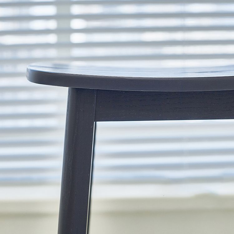 Industrial Style Bar-height Ash Solid Wood Backless Bar Stool