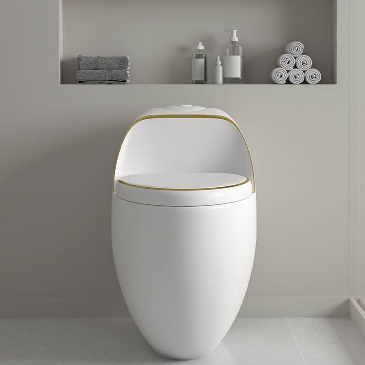 Siphon Jet Toilet Bowl Floor Mounted All-In-One Urine Toilet