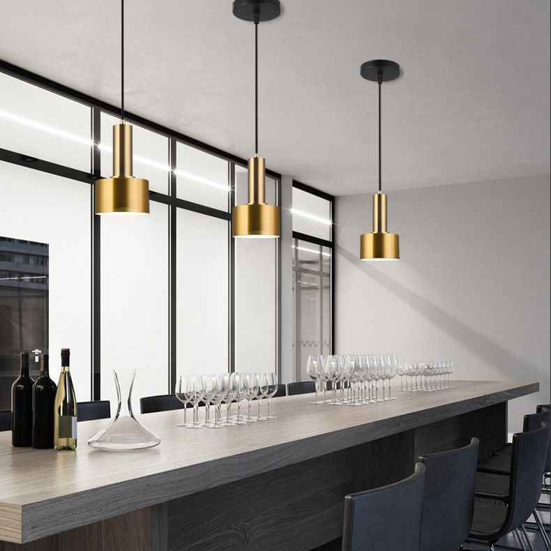 Postmodernism Grenade Shaped Pendant Metal 1-Light Dinner Suspension Light Fixture