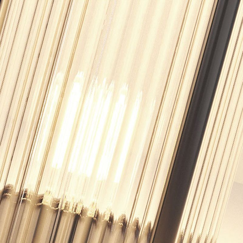 Contemporary Metal Circle Shape Outdoor Waterproof Light with Glass Shade