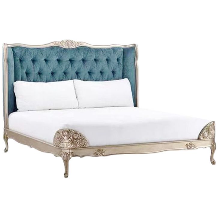 Modern Adjustable Height Bed Upholstered Headboard Standard Bed