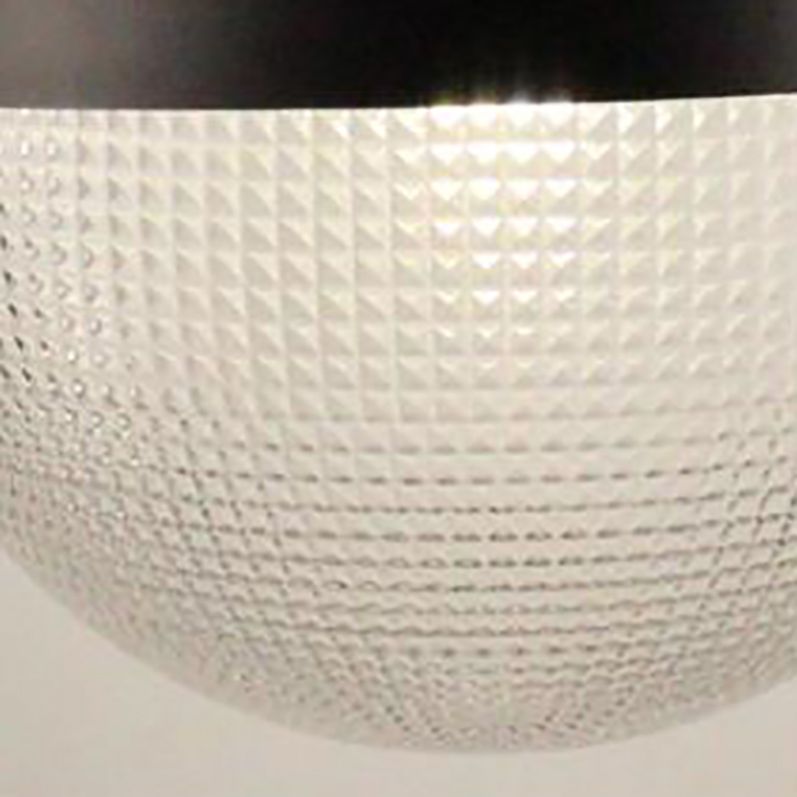 1 Light Sphere Hanging Ceiling Light Modern Style Glass Hanging Lamp Kit