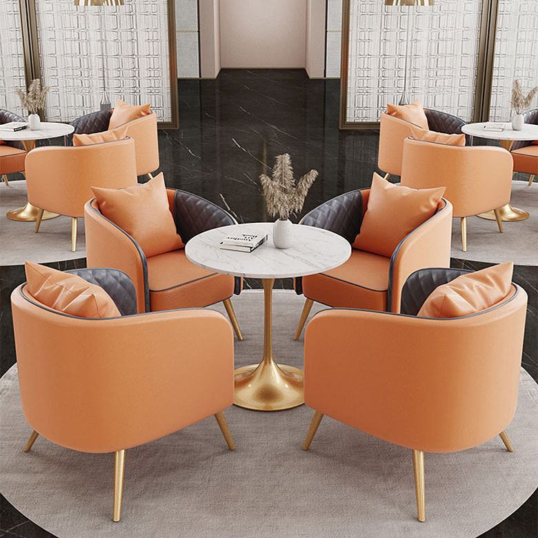 Glam Style Dinette Set for Home 1/2/5 Pieces Polished Finish Dining Table Set