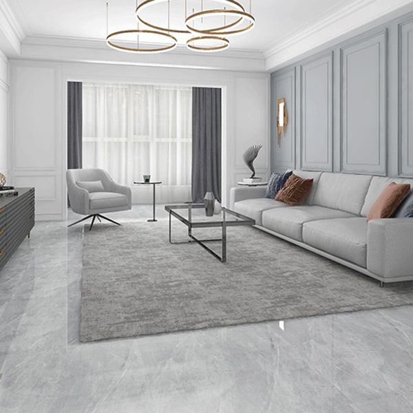 Glass Coffee Table Modern Simple Cross Legs Rectangle Cocktail Table