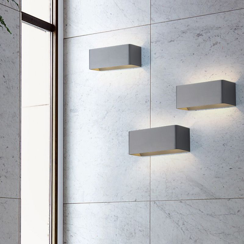 Luz de la plataforma geométrica de estilo moderno de muro de metal LED LED LITING