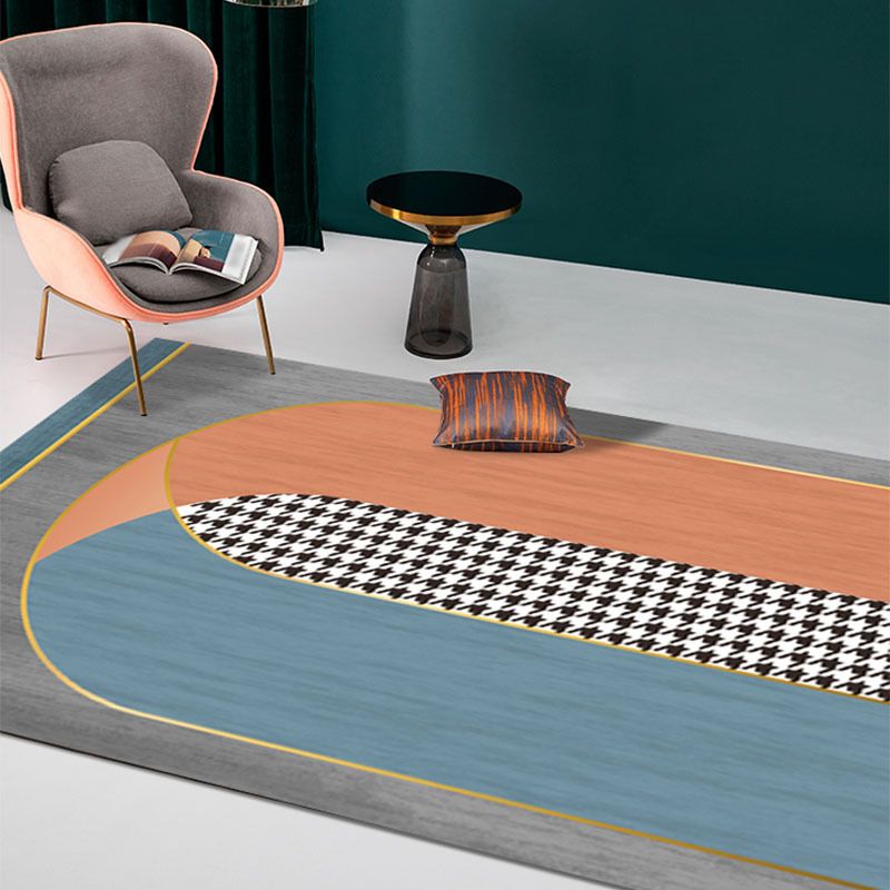 Alfombra moderna de la alfombra moderna de poliéster de poliéster alfombras de alfombra resistente a la alfombra para decoración del hogar