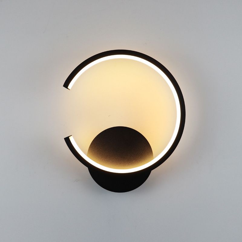 1-Light LED Wall Sconce Light Modern Simple Wall Mount Light for Living Room