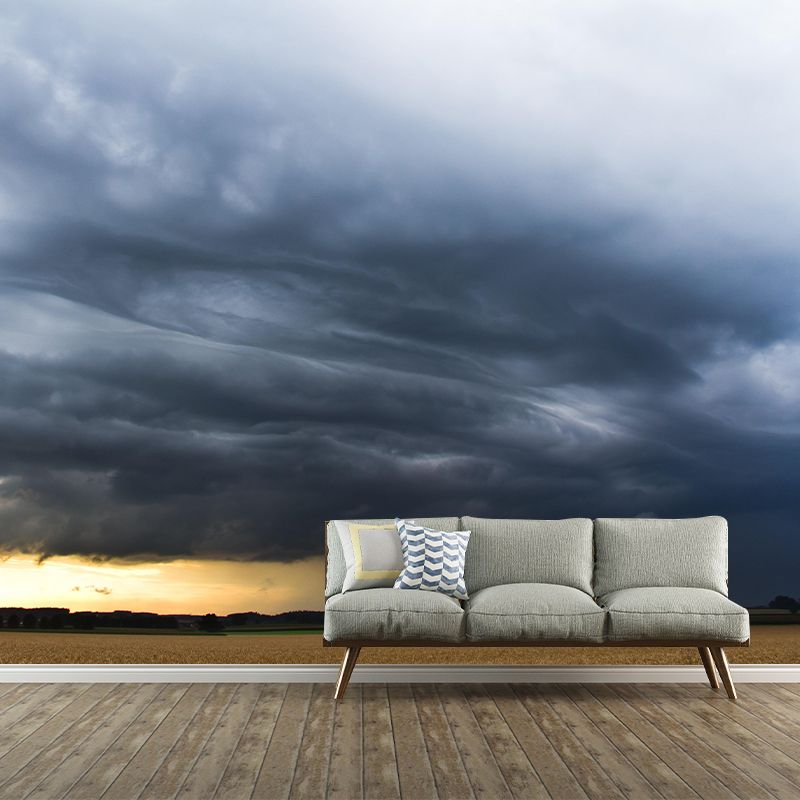 Sky Wall Mural Wallpaper Modern Style Mildew Resistant for Dining Room