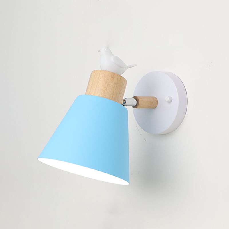 1-licht wandkandelaar Moderne macaron-stijl metalen wandverlichting voor eetkamer