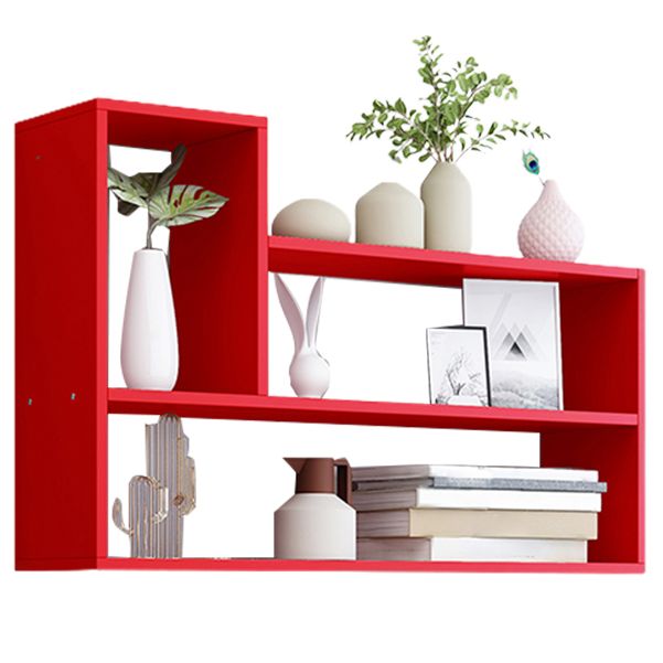 Wall Mounted Bookshelf Scandinavian Style Bookcase for Home Study Room
