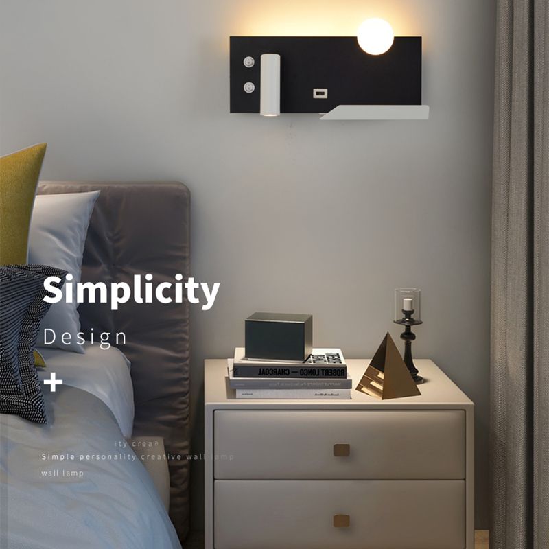 Geometry Shape Metal Wall Lighting Ideas Modern Style Wall Mounted Lighting
