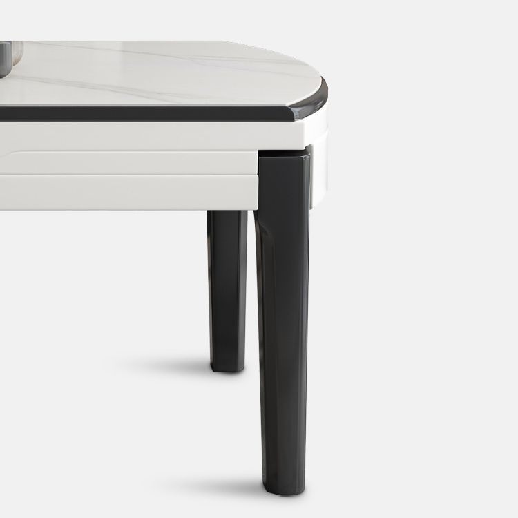 Stone Top Foldable Dining Table Set for Home 1/7 Pieces Modern Dinette Set