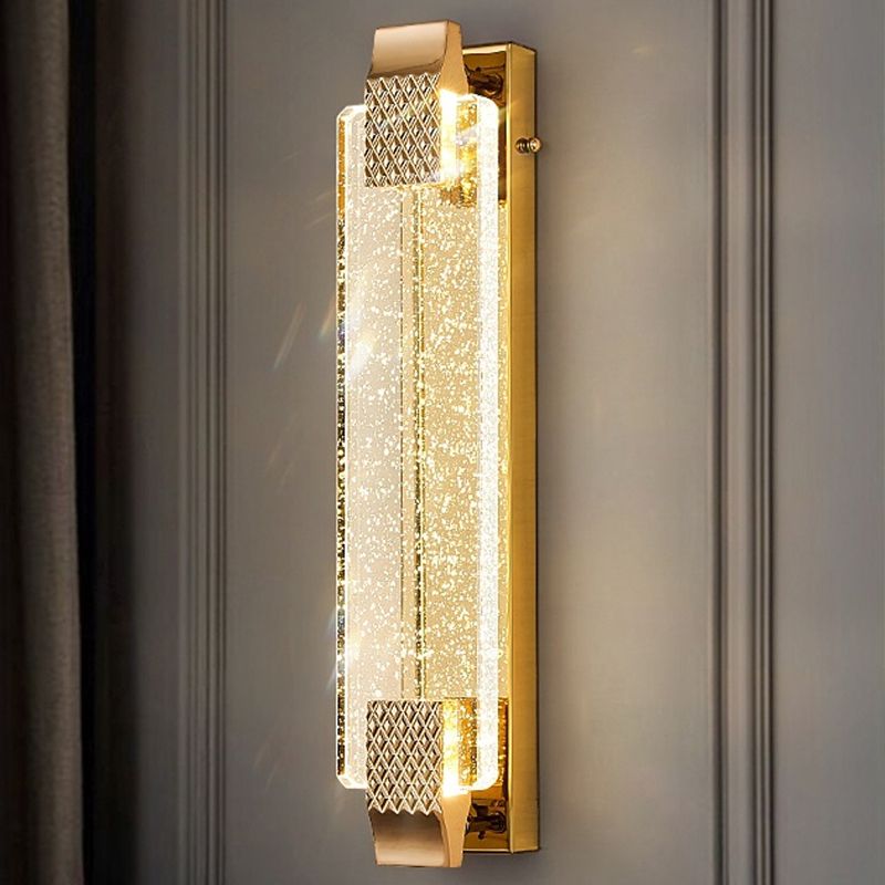 Modern Style Wall Lamp LED Wall Mount Lamp with Crystal Shade for Bedroom