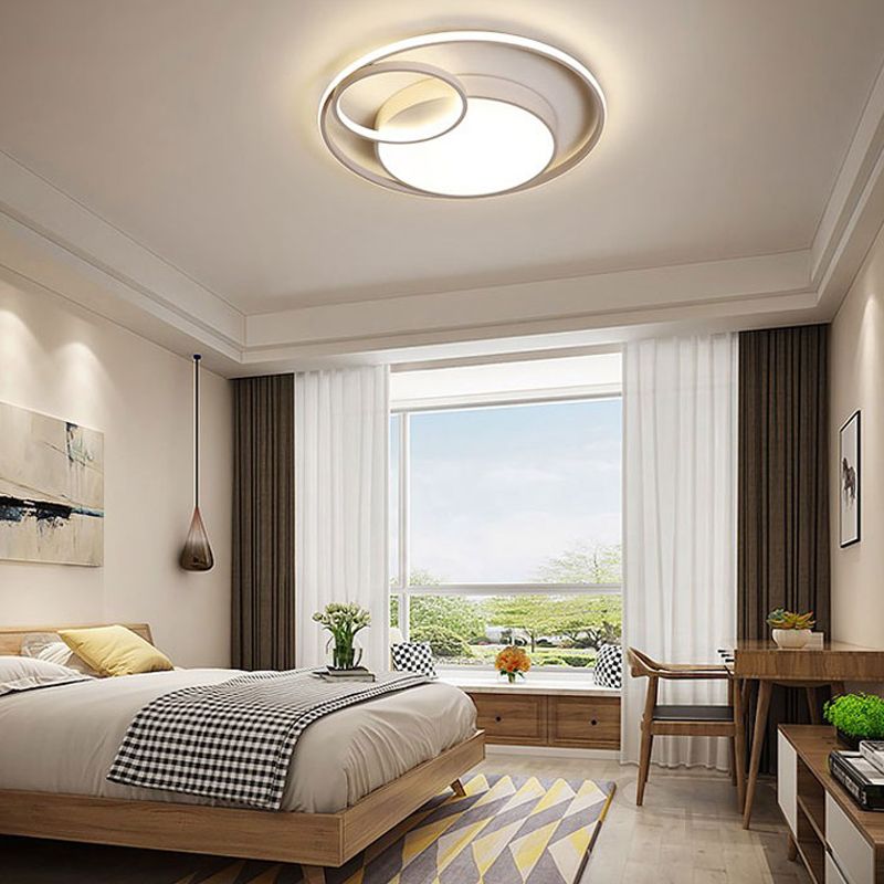 Nordic Simple Massimale Light Circle LED Flush Montaggio Illuminazione per Bedroom
