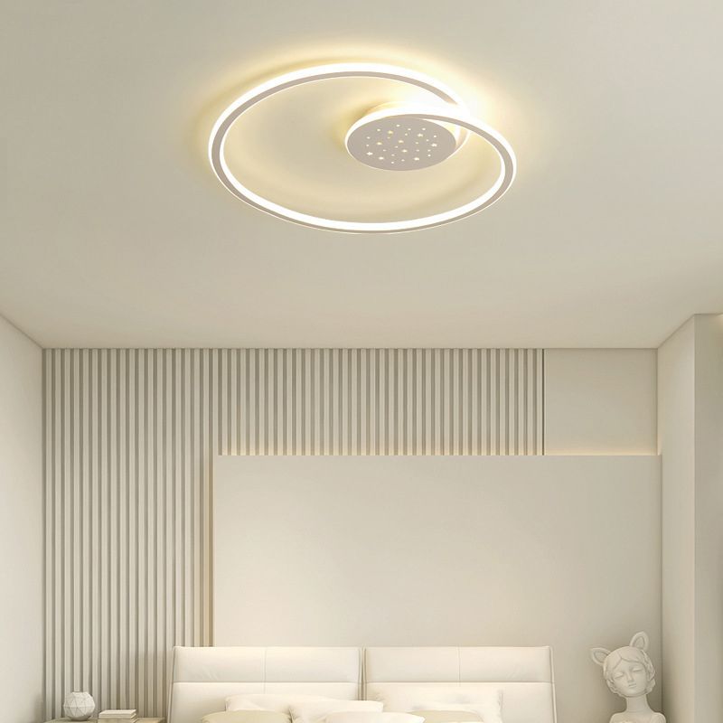 Line Shape LED-plafondlamp Modern ijzer 2-lichts inbouw voor slaapkamer