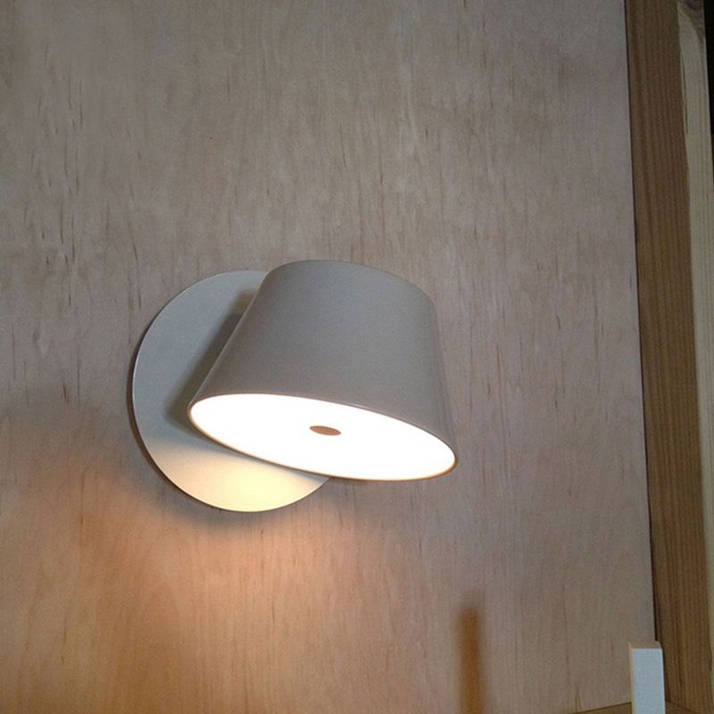 Nordic 1 - Light LED Wall Light Adjustable Iron Wall Sconce in 3 Colors