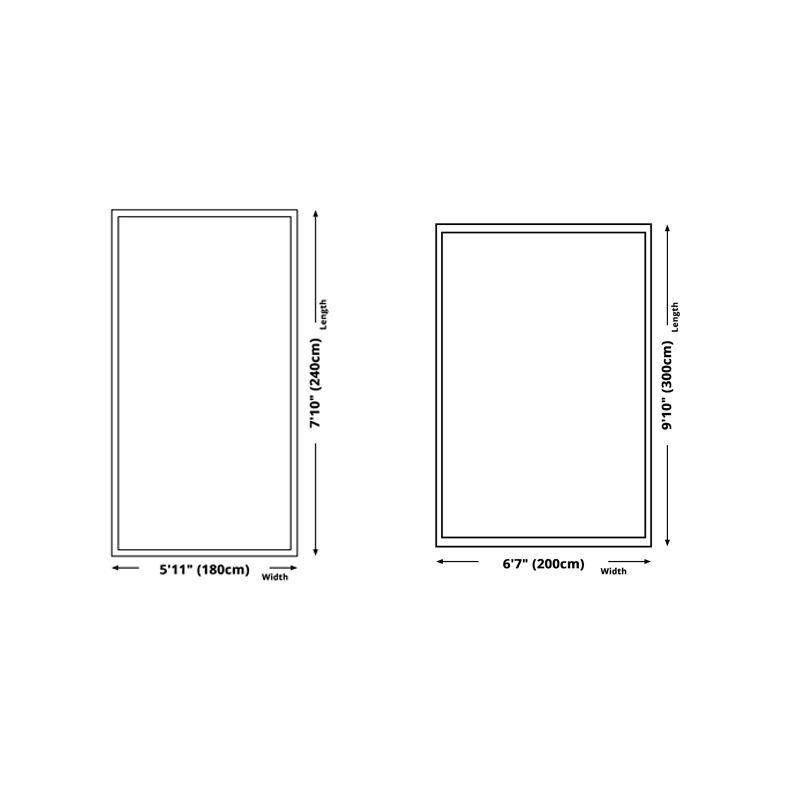 Green Modern Carpet Polyester Check Pattern Carpet Washable Carpet for Living Room