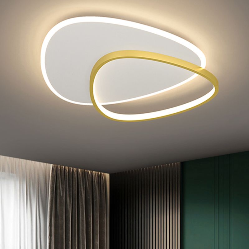 Plafoniera a 2 luci in stile moderno a LED Illuminazione da incasso per soggiorno