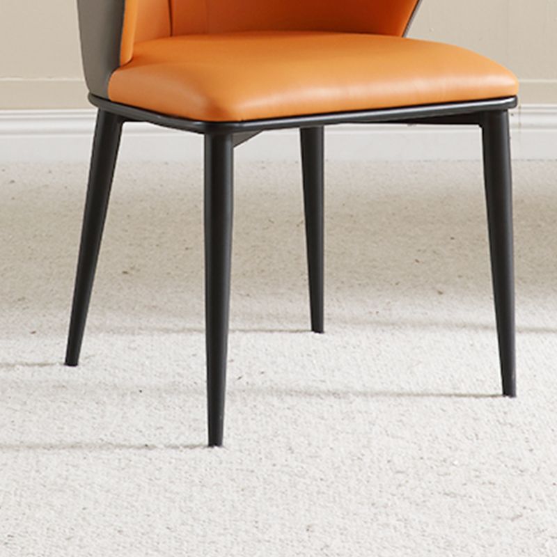 Industrial Arm Chair Metal Wingback Dining Room Chair for Dining Room