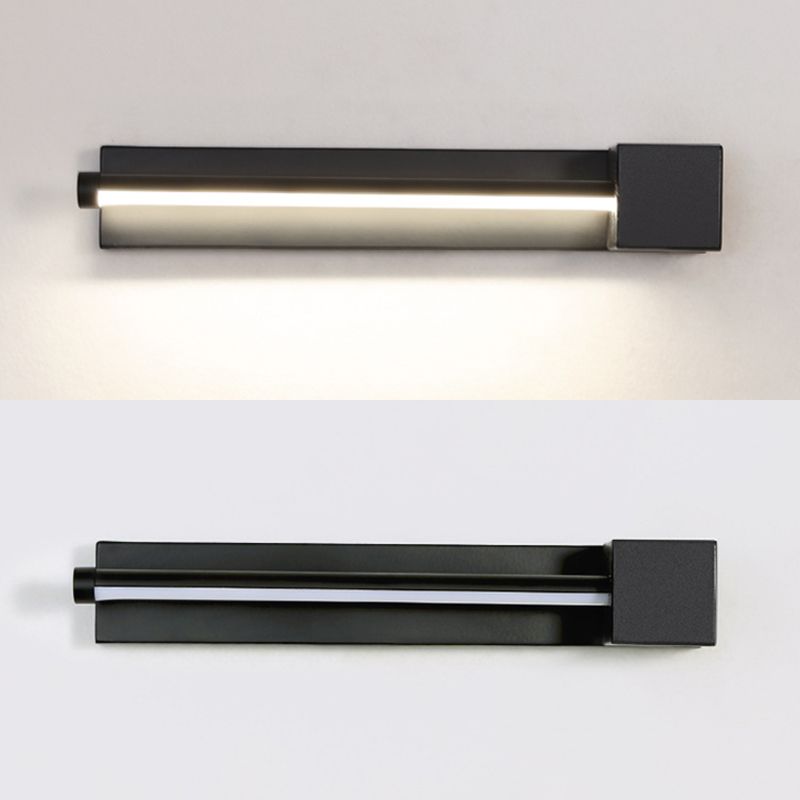 Forme linéaire 1 éclairage mural lumineux moderne luminaires muraux métalliques