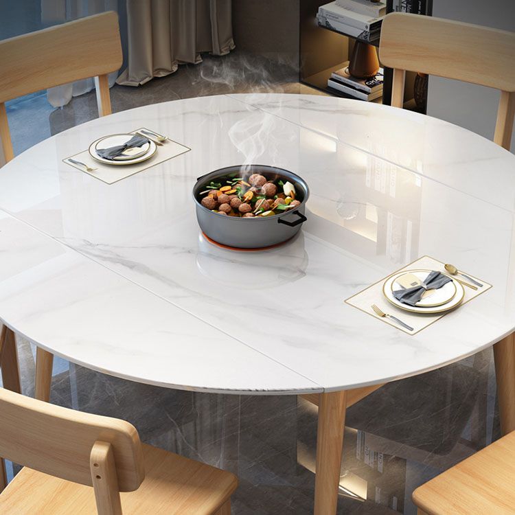 Sintered Stone Top Table Extendable Dining Table for Kitchen