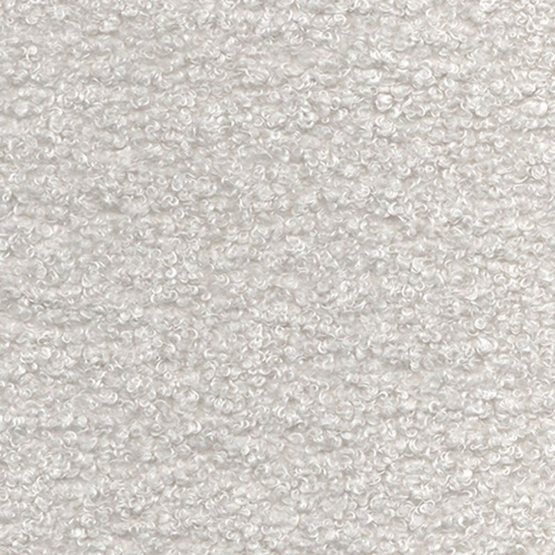 Contemporary Tuxedo Arm Sofa Fabric Loose Back Settee in White
