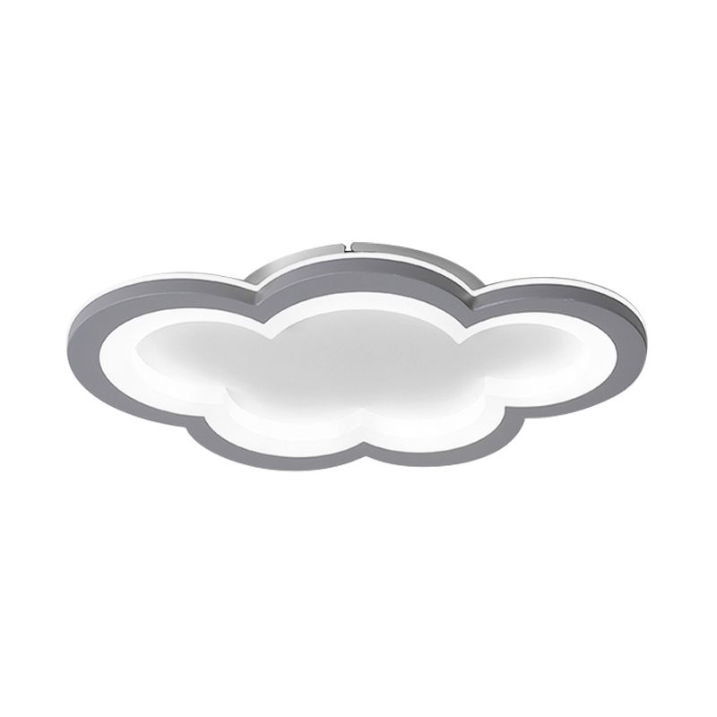 Preciosa nube, luz empotrada en el techo, luz LED acrílica moderna de montaje empotrado para sala de juegos