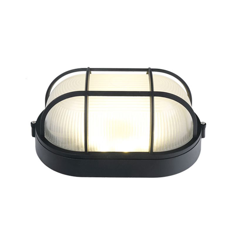 Plafonnier LED de style simple et moderne, luminaire d'extérieur antirouille à montage encastré