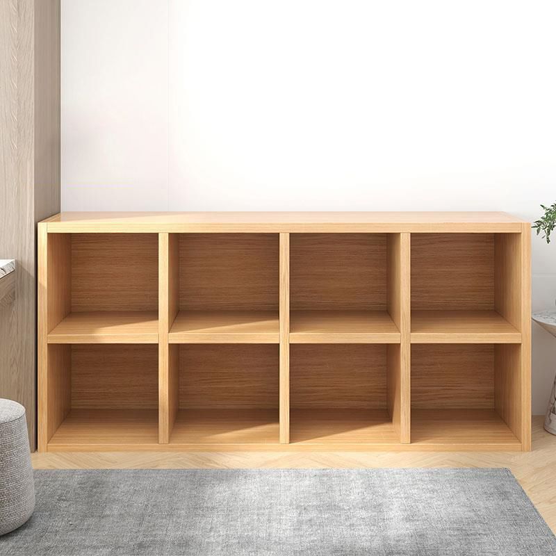 Standard Contemporary Bookcase Engineered Wood Closed Back Bookshelf