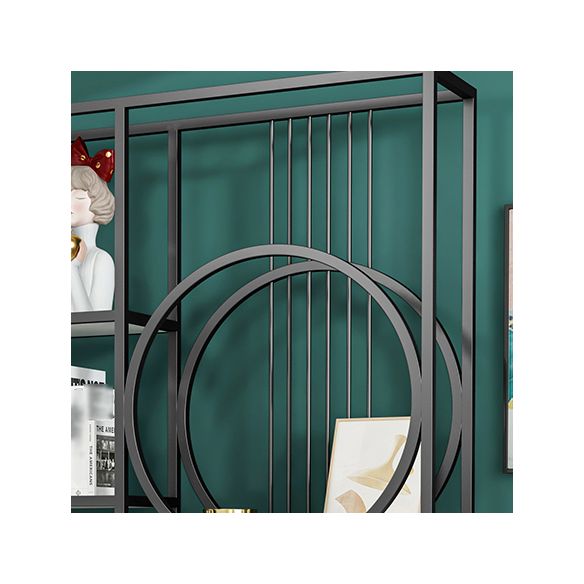 Libreria etagere aperta industriale telaio in ferro -scaffale in legno fabbricato scaffale